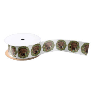 Ruban En Satin Guirlande de Rhodesian Ridgeback