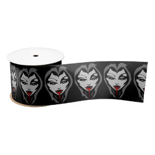 Ruban En Satin Halloween Ribbon Vampire Halloween Ribbon Customiz