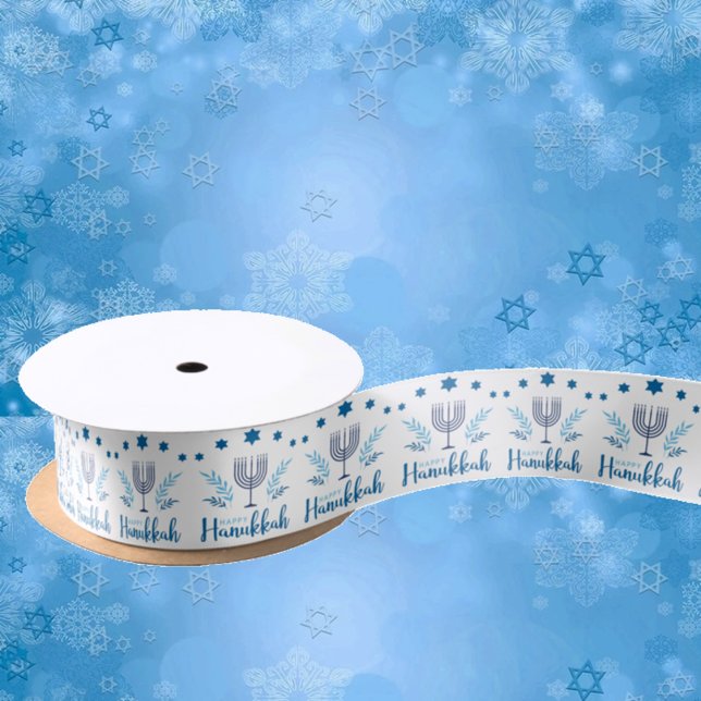 Ruban En Satin Hanoukka menorah Ribbon (Créateur téléchargé)