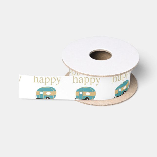 Ruban En Satin Happy Camper (Bobine)