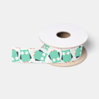 Hiboux lunatiques turquoises