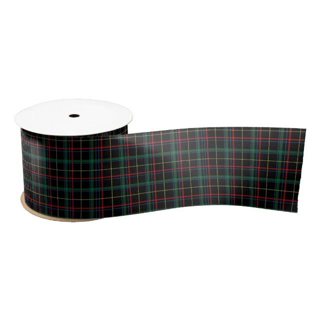 Ruban En Satin Holiday Plaid Satin Ribbon (Bobine)