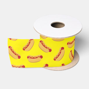 Ruban En Satin Hot Dog Anniversaire de enfant Party Cuire mignonn