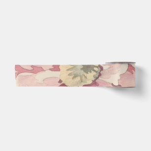 Ruban En Satin Illustration au crayon de couleur florale jolie (A