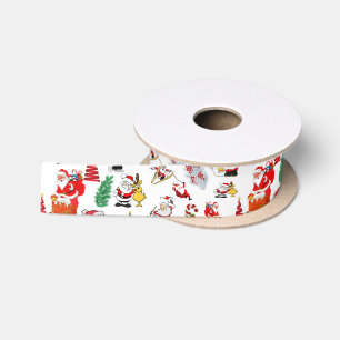 Ruban En Satin Illustration colorée de Noël