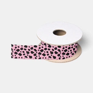 Ruban En Satin Impression de vache, Motif de vache, Spots de vach