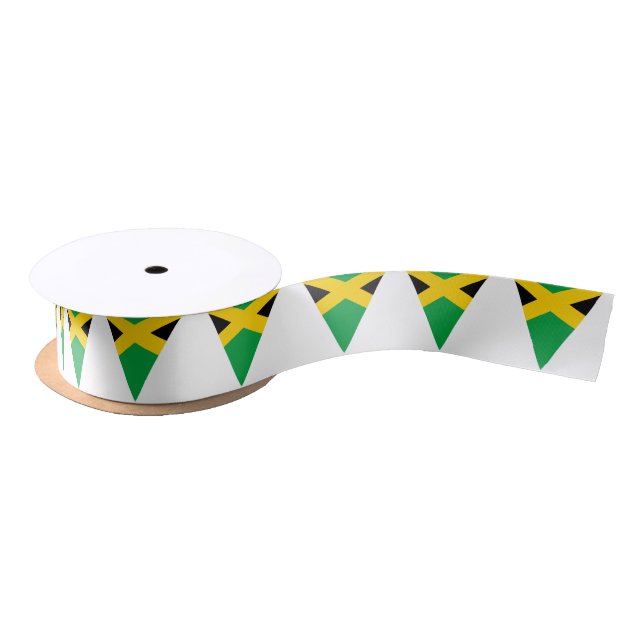 Ruban En Satin Jamaican Flag Bunting Style Cake (Bobine)