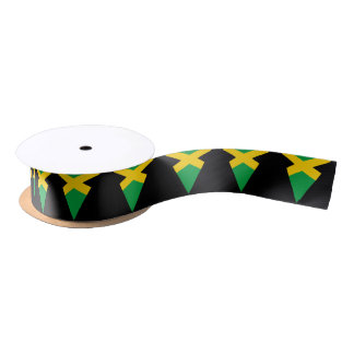 Ruban En Satin Jamaican Triangle Flags Cake