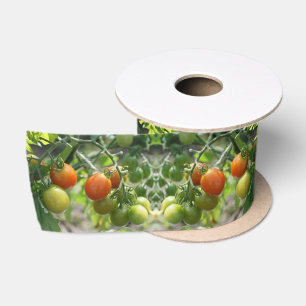 Ruban En Satin Jardin Cherry Tomates Nature