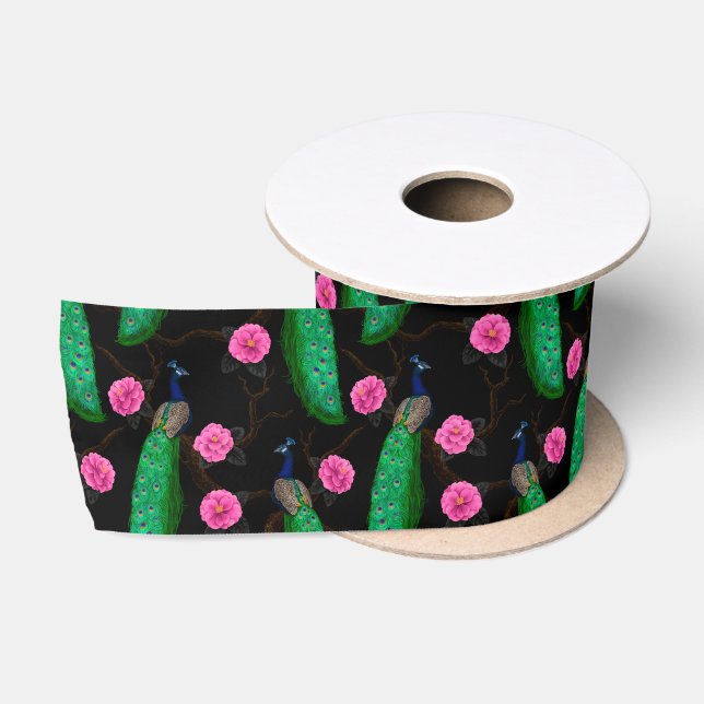 Ruban En Satin Jardin de nuit (Bobine)