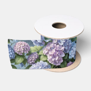 Ruban En Satin Jardin d'été Hydrangea