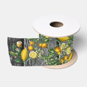 Ruban En Satin Jardin rustique d'agrumes