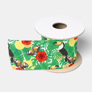 Ruban En Satin Jardin tropical