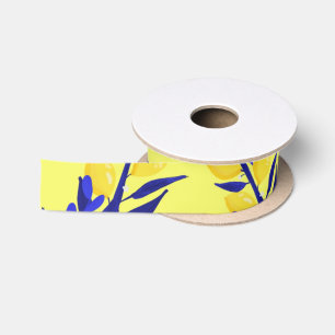 Ruban En Satin Jaune citron