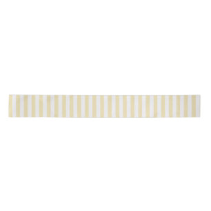 Ruban En Satin Jaune rayé de blanc, artisanat pour toutes occasio
