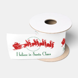 Ruban En Satin Je crois en père noël
