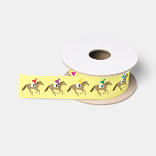 Ruban En Satin Jockeys Racing Chevaux Cheval cavalier Anniversair