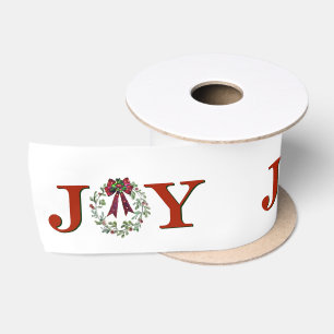 Ruban En Satin Joie Avec La Couronne