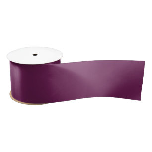 Ruban En Satin Joli Boysenberry Plum Fruit Jam Solide Couleur