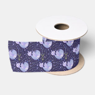 Ruban En Satin Jolie Lavande violette