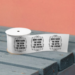 Ruban En Satin Journée des mères personnalisées