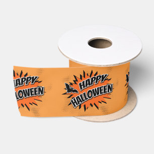 Ruban En Satin Joyeux Halloween