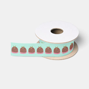 Ruban En Satin Joyeux Noël Moderne Pudding Illustration