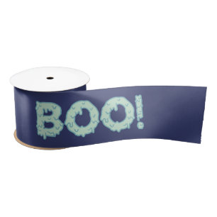 Ruban En Satin Joyeux ruban Halloween Cute Boo Satin