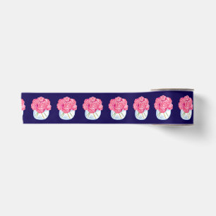 Ruban En Satin Jumeaux en fleurs