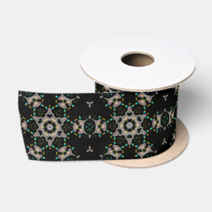 Ruban En Satin Kaléidoscope de nuit en velours