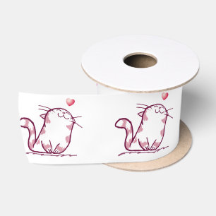 Ruban En Satin Kitty Love