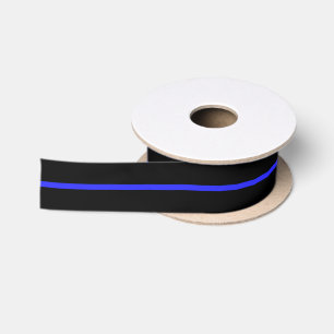 Ruban En Satin La police de police amincit Blue Line