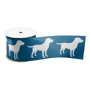 Ruban En Satin Labrador Chien Baby shower Blue Boy Lab