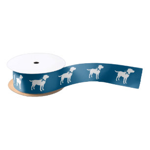 Ruban En Satin Labrador Chien Baby shower Blue Boy Lab