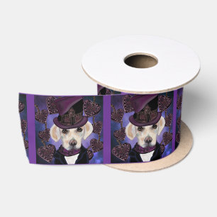 RUBAN EN SATIN LABRADOR RETRIEVER