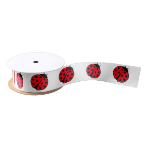 Ruban En Satin Ladybugs