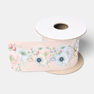 Ruban En Satin Lambe rose bleu Sexe Neutre Révélation