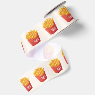 Ruban En Satin L'amour, c'est partager des frites. Cadeau de ro