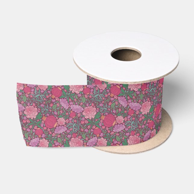 Ruban En Satin Lampions en papier japonais de la fête des mères d (Bobine)