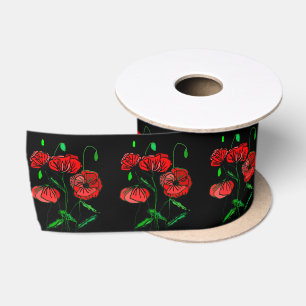 Ruban En Satin L'art du Poppy -