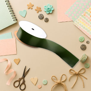 Ruban En Satin L'artisanat vert de Forêt profonde toute l'année