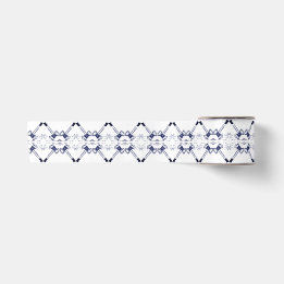 Ruban En Satin L'avocat de Navy White Gavel Satin Ribbon