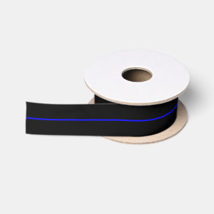 Ruban En Satin Le concept mince symbolique de Blue Line