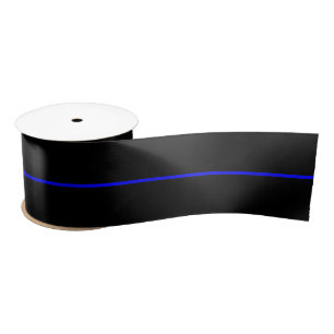 Ruban En Satin Le concept mince symbolique de Blue Line