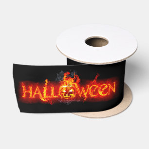 Ruban En Satin Le lettrage de SlipperyJoe's Halloween massif en f
