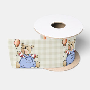Ruban En Satin Le premier anniversaire de nounours du bébé fait