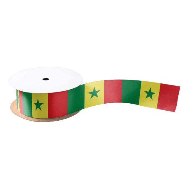 Ruban En Satin Le ruban du drapeau sénégalais (Bobine)