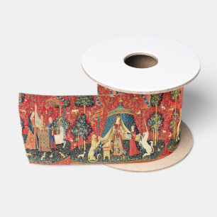 Ruban En Satin Lion D'ENFANCE ET D'UNICORN, Fleurs D'Imaginaires,