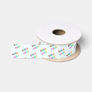 Ruban En Satin Logo d'entreprise personnalisé Ruban cadeau de vot