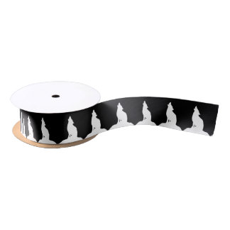 RUBAN EN SATIN LOUP DE NUIT